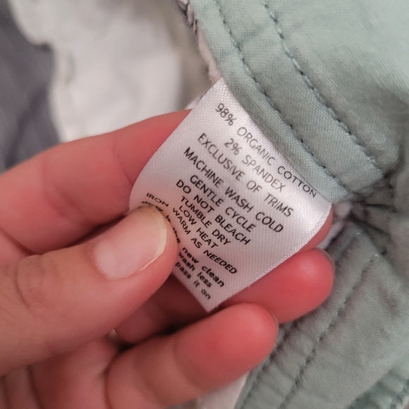 Horny Toad Striped Womens Long Shorts Size 6 - Picture 3 of 4